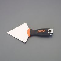 エスコ 225mm コーナーパテナイフ(ステンレス/ハンマーヘッド/中硬) EA579AM-68 1セット(3個)（直送品）