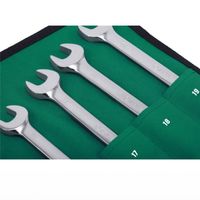 エスコ 8ー19mm/12本組 ラチェット片目片口スパナセット EA684RB-3 1セット（直送品）