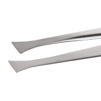 エスコ 7.0 x120mm/35A 超精密ピンセット(ステンレス製) EA595HA-52 1セット(2本)（直送品）