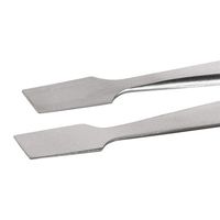 エスコ 6.3 x121mm/34A 超精密ピンセット(ステンレス製) EA595HA-51 1セット(2本)（直送品）