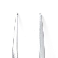 エスコ 0.85x115mm/SM115 精密ピンセット(ステンレス) EA595HC-10 1セット(2本)（直送品）