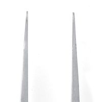 エスコ 3.8 x120mm/SM106 精密ピンセット(ステンレス) EA595HC-4 1セット(2本)（直送品）
