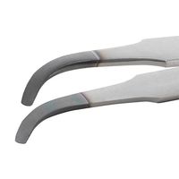 エスコ 1.5 x118mm/2AB 超精密ピンセット(ESD/ステンレス製) EA595HD-32 1本（直送品）