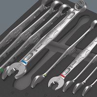 エスコ 18本組 コンビネーションレンチ(ボトルオープナー付) EA612WH-21 1セット（直送品）