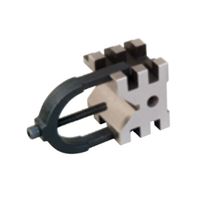 エスコ 40mm Vブロックセット(クランプ付) EA719DA-21 1セット(1個)（直送品）