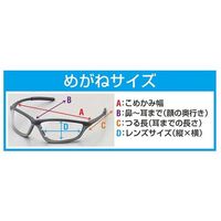 エスコ 保護めがね(x2.0ルーペ付) EA800AS-12 1セット(11個)（直送品）