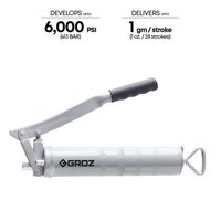 エスコ 500ml グリースポンプ EA991CD-21 1セット(3個)（直送品）