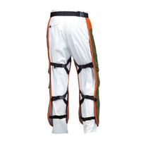 エスコ [M] チャップス(チェーンソー作業用/オリーブ) EA370EC-6 1着（直送品）