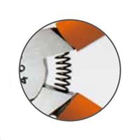 エスコ 125mm 精密ニッパー(超硬刃付/ラウンド刃) EA535MF-26 1丁（直送品）