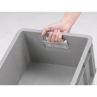 エスコ 838x335x380mm/87.0L 軽量コンテナ(ライトグレー) EA506AF-312 1個（直送品）