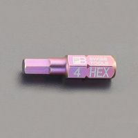 エスコ 8本組 [HEX]ドライバービット EA611PB-80 1セット（直送品）