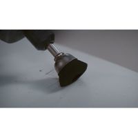 エスコ 13.0mm/3.2mm軸 軸付ブラシ(ナイロン毛/2本入) EA818E-102A 1セット(6パック)（直送品）