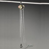 エスコ 1.5tonx2.5m チェーンブロック EA987AD-2.5 1台（直送品）