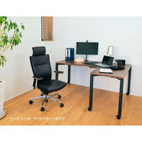 【組立設置込】コクヨ ワークフィット L字型テーブル アジャスター 幅1600mm SD-WFAL1616SAAMT1NN 1台（直送品）