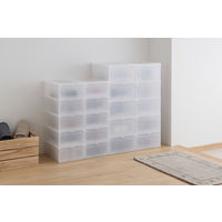 アイリスオーヤマ シューボックス MSB-S ナチュラル 1個