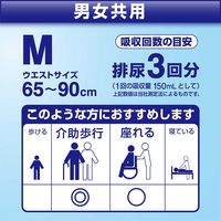リリーフ　病院施設用　パワフルパンツ　M　1パック（20枚入）業務用　大人用紙おむつ　花王