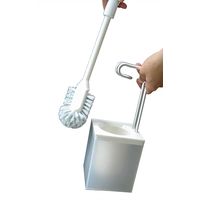 オーエ トイレブラシ アルモア トイレケースブラシ付 ホワイト 19504 1個