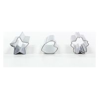 エコー金属 野菜抜型 極細(星・花びら・桜) 0349-711 1セット