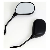 ALBA バックミラー/スクーター用楕円/ 逆ネジ8mm 右2本セット 101-004 1箱（直送品）