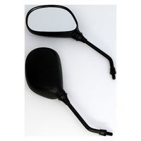 ALBA バックミラー/スクーター用楕円/ 逆ネジ8mm 左2本セット 101-006 1箱（直送品）