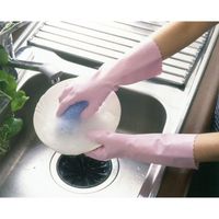 【ビニール手袋】 ショーワグローブ ナイスハンドソフティ中厚手 2双パック M ピンク NHST-MP 1袋（2双入）