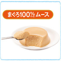 健康缶 水分補給まぐろムース 40g 1セット（1袋×6）国産 キャットフード ウェット パウチ