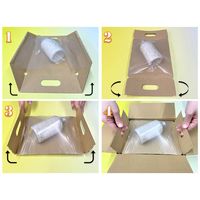 【フィルムパッド】ミナフィット ネコポスサイズ（内装パッドのみ） 1セット（1梱包（10枚入）×5） 酒井化学工業