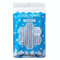 林 クールタオル 抗菌 ひんやり ストライプ ZL404100 1枚