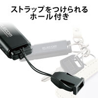 USBメモリ 128GB USB3.2(Gen1) キャップ式 ブラック MF-HSU3128GBK/E エレコム 1個