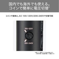 ヘアドライヤー マイナスイオン 折りたたみ 海外対応 軽量 ラク抜きプラグ ブラック TD565A-K エレコム 1個