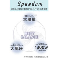 テスコム ハンドドライヤー Speedom プロテクトイオン 大風量 ホワイト TD570A-W 1個