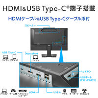 アイ・オー・データ機器 23.8型ワイド液晶モニター Type-C対応 LCD-C241DB 1台