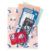 デザインフィル 3ポケットクリアホルダー A5 パンダ柄 35569006 1セット(1冊×5)