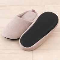 センコー SDS スムージィパイル スリッパ S:約21-22.5cm モカ BBC231020 1足（直送品）