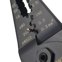 フジ矢 精密電工ペンチミニ オープンバレル端子用 WCP-01 1丁