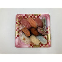 シーピー化成 寿司容器 SFうま皿33 花雅桃 本体 0276933009785 1ケース(600個(50個×12)（直送品）