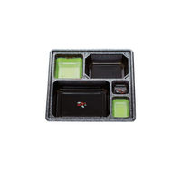 北原産業 仕出し弁当容器 75-75 福茶 睦月 亜麻銀セット BSDP-09104 1ケース(50個(25個×2)（直送品）