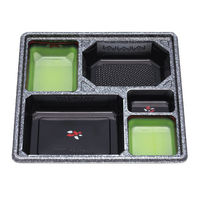 北原産業 仕出し弁当容器 85-85 樹倫 睦月 亜麻銀セット BSDP-12303 1ケース(40個(20個×2)（直送品）