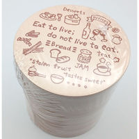 九州紙工 カフェコースターブラウン未晒クッション紙丸型(90×90mm 厚み1mm) CO-6 1ケース(5000個(100個×50)（直送品）