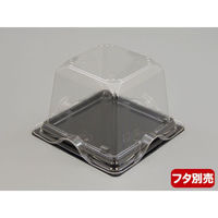 リスパック フルーツ容器 バイオカップ キューブ 11-70B ゲイト 穴4H PABK601 1ケース(900個(50個×18)（直送品）