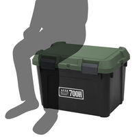 JEJアステージ アクティブストッカー700HX ブラックグリーン 1個