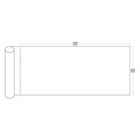 アスクル　不織布ベッドシーツ　防水タイプ ブラウン　使い捨て　ロールタイプ　1本 オリジナル（わけあり品）