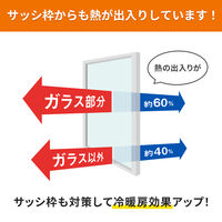 ニトムズ サッシ枠断熱テープ シルバー 幅16mm×長さ7m E0290 1セット（1巻×100）