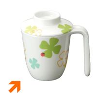 国際化工 ユニカップ目盛付 身 よつば 250ml C19MB YB 1個