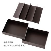 ヘッズ クラシカルライン二段貼箱-XL(4個) CLI-HBXL 1セット(3パック×4個)（直送品）