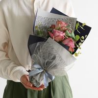 ヘッズ クイックブーケラッピングM-4(10枚) QUI-BWM4 1セット(3パック×10枚)（直送品）