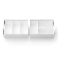 吉川国工業所 タイディアップボックス D2412（インナー深型） ホワイト TD-02_W 1個