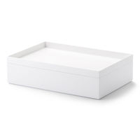 吉川国工業所 タイディアップボックス S3725（ボックス浅型） ホワイト TD-04_W 1個