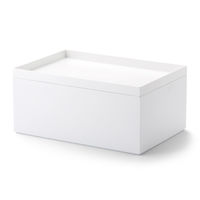 吉川国工業所 タイディアップボックス T3725（ボックストレー） ホワイト TD-06_W 1個