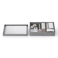 吉川国工業所 タイディアップボックス T3725（ボックストレー） グレー TD-06_Gy 1個